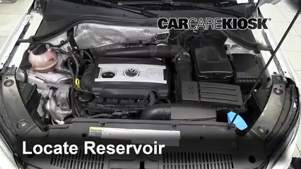 Check Power Steering Level: 2014 Volkswagen Tiguan R-Line 2.0L 4 Cyl. Turbo